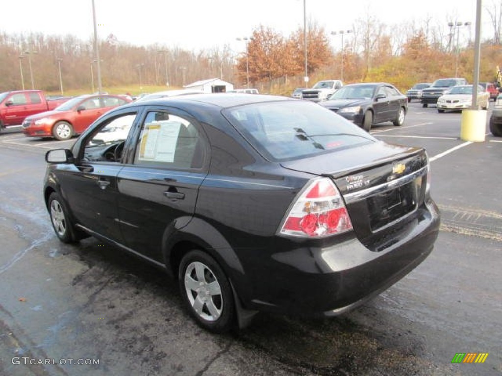 2010 Aveo LT Sedan - Black Granite / Charcoal photo #6