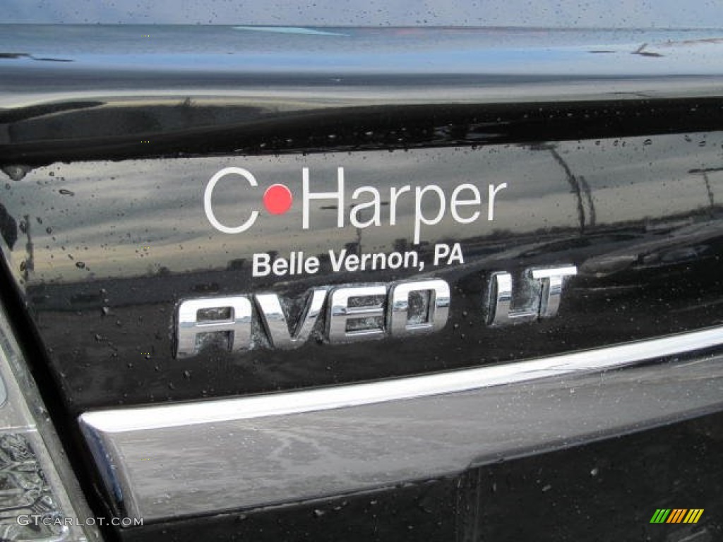 2010 Aveo LT Sedan - Black Granite / Charcoal photo #7