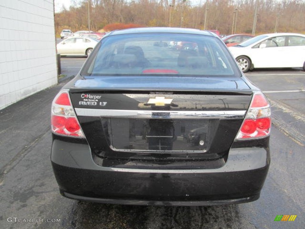 2010 Aveo LT Sedan - Black Granite / Charcoal photo #8