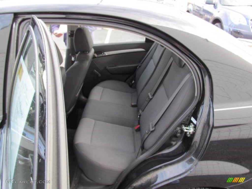 2010 Aveo LT Sedan - Black Granite / Charcoal photo #13