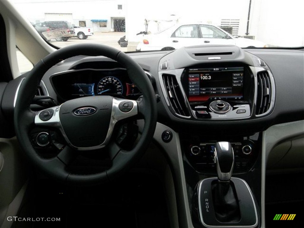 2013 Ford C-Max Hybrid SE Medium Light Stone Dashboard Photo #73770760