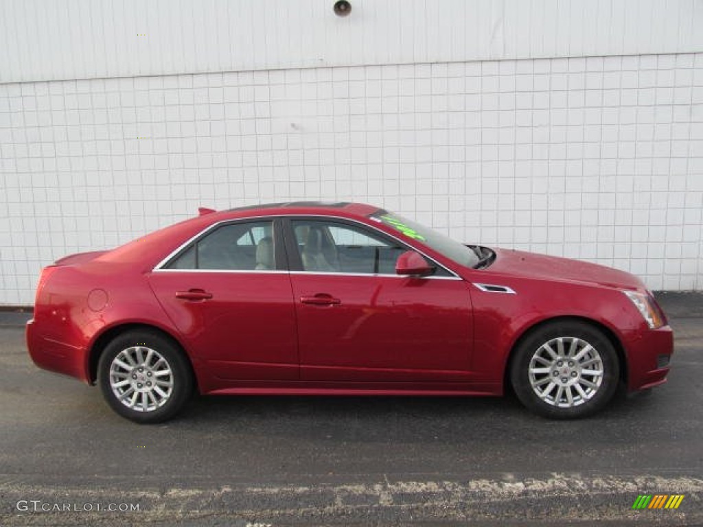 Crystal Red Tintcoat 2011 Cadillac CTS 4 3.0 AWD Sedan Exterior Photo #73772030