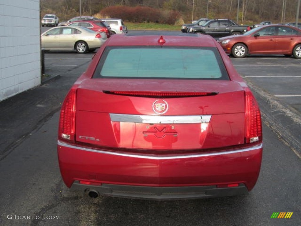 2011 CTS 4 3.0 AWD Sedan - Crystal Red Tintcoat / Cashmere/Cocoa photo #8