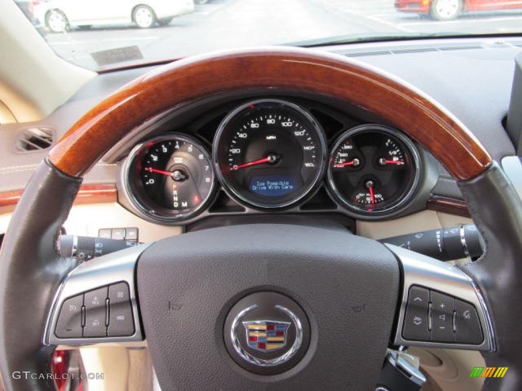 2011 CTS 4 3.0 AWD Sedan - Crystal Red Tintcoat / Cashmere/Cocoa photo #18