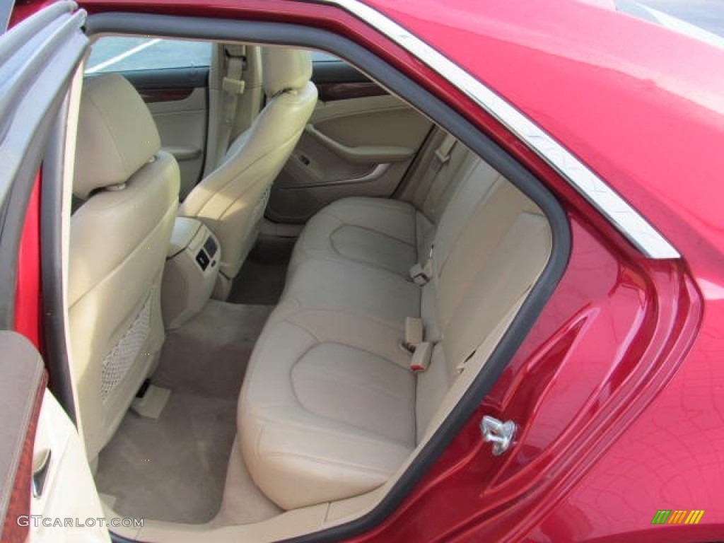 2011 CTS 4 3.0 AWD Sedan - Crystal Red Tintcoat / Cashmere/Cocoa photo #21