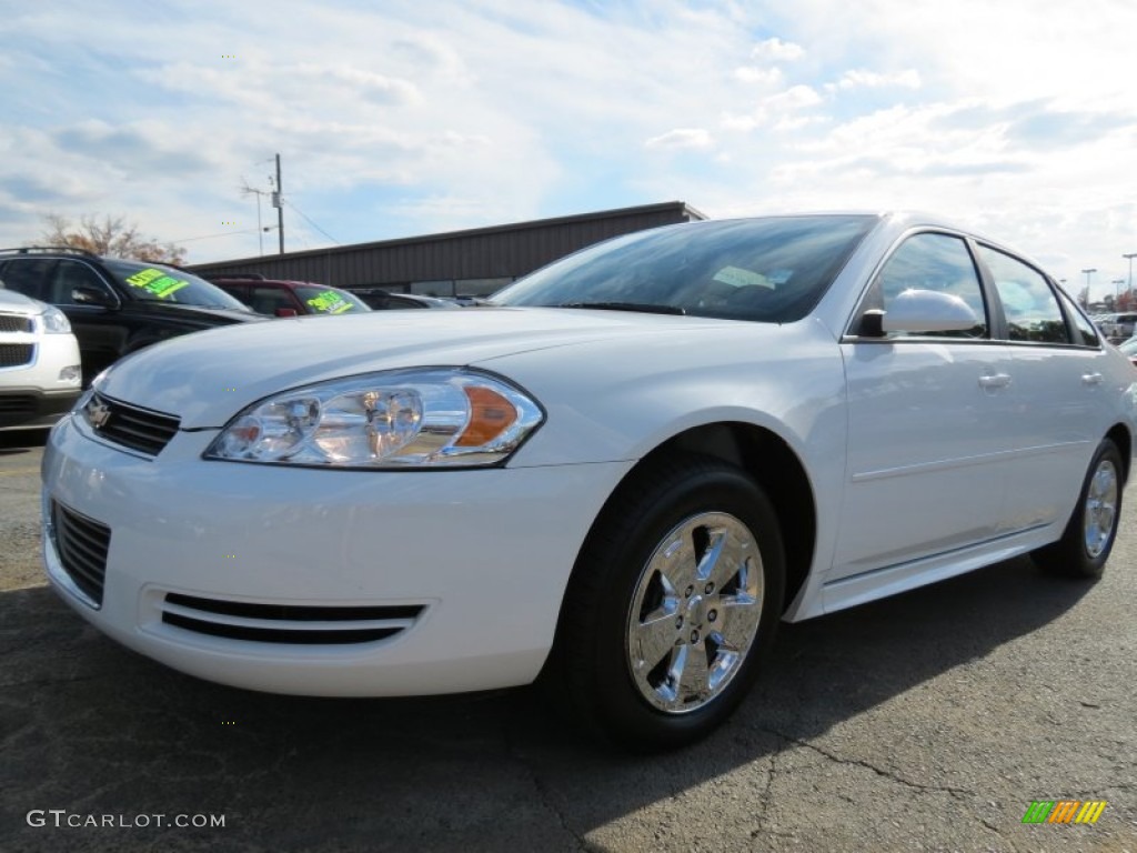 2011 Impala LS - Summit White / Gray photo #3