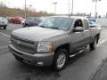 2009 Graystone Metallic Chevrolet Silverado 1500 LT Extended Cab 4x4  photo #6