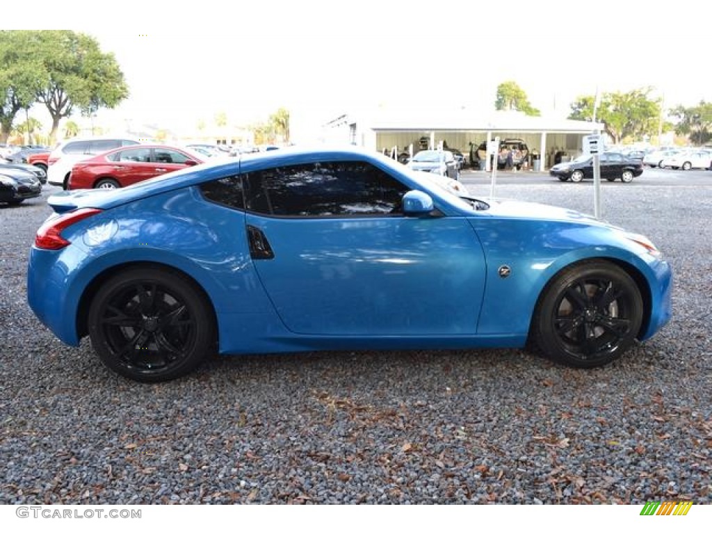 Monterey Blue 2009 Nissan 370Z Touring Coupe Exterior Photo #73775174