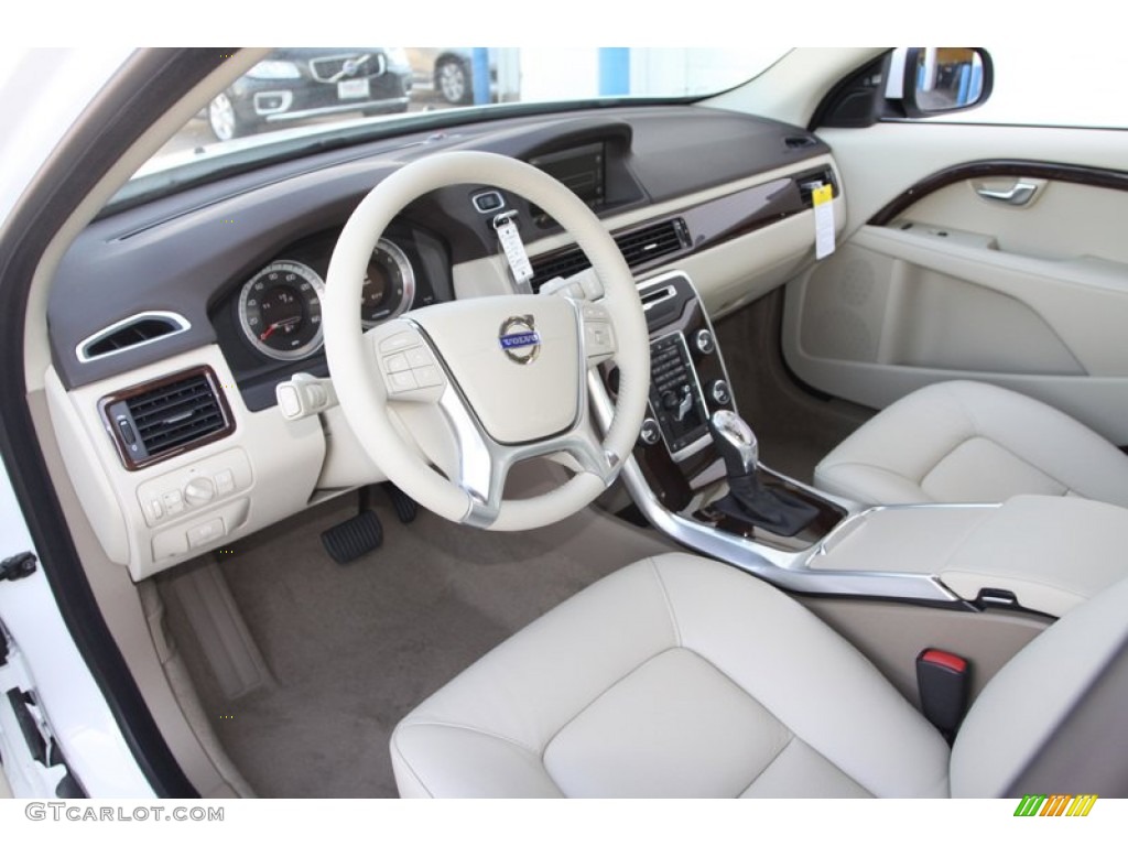 Soft Beige/Anthracite Interior 2013 Volvo S80 3.2 Photo #73775326