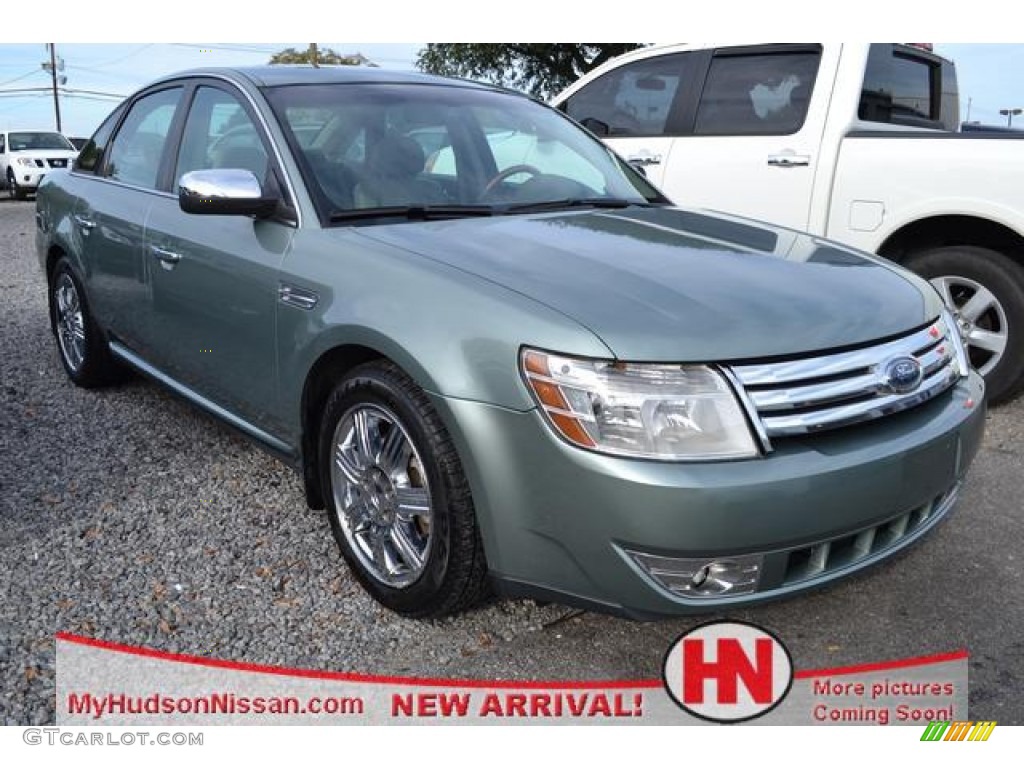 2008 Taurus Limited - Titanium Green Metallic / Camel photo #1