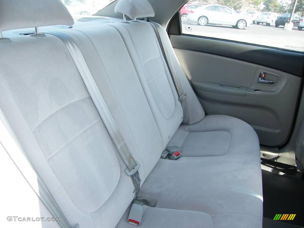 2008 Spectra EX Sedan - Ice Blue / Gray photo #25