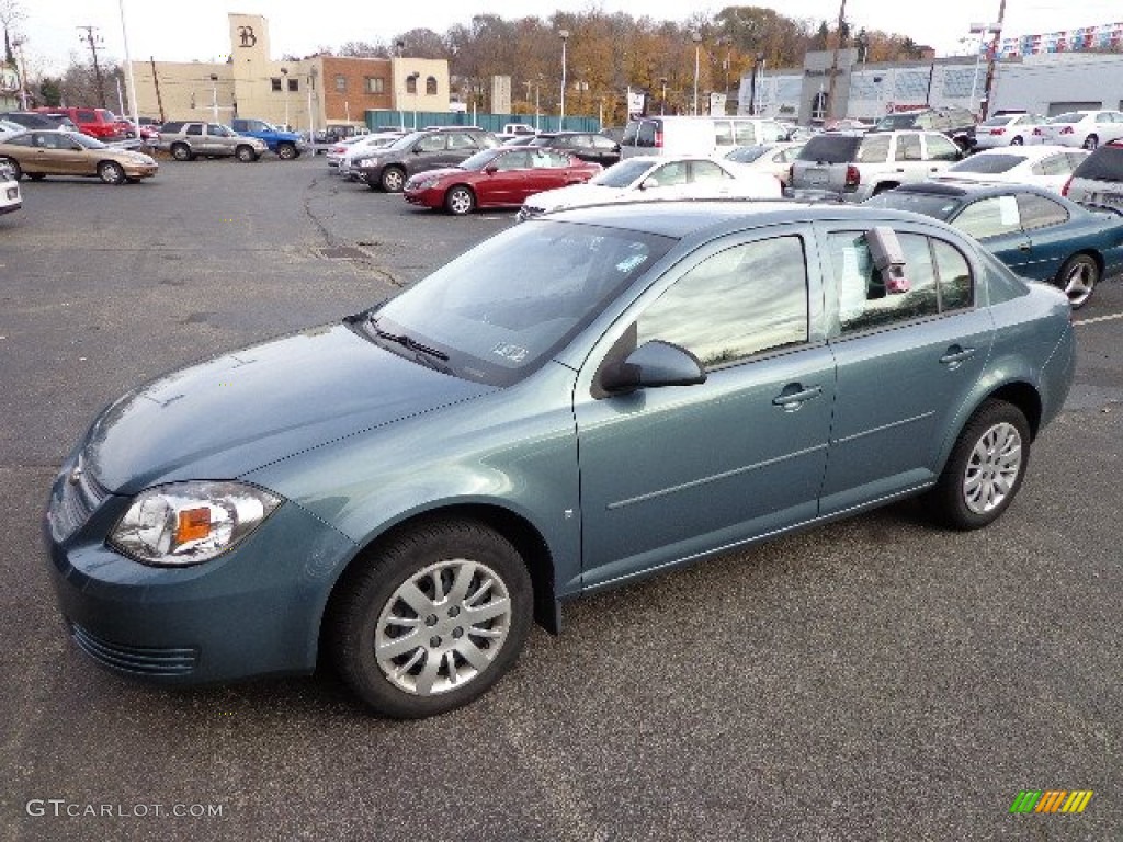 Silver Moss Metallic 2009 Chevrolet Cobalt LT Sedan Exterior Photo #73776664