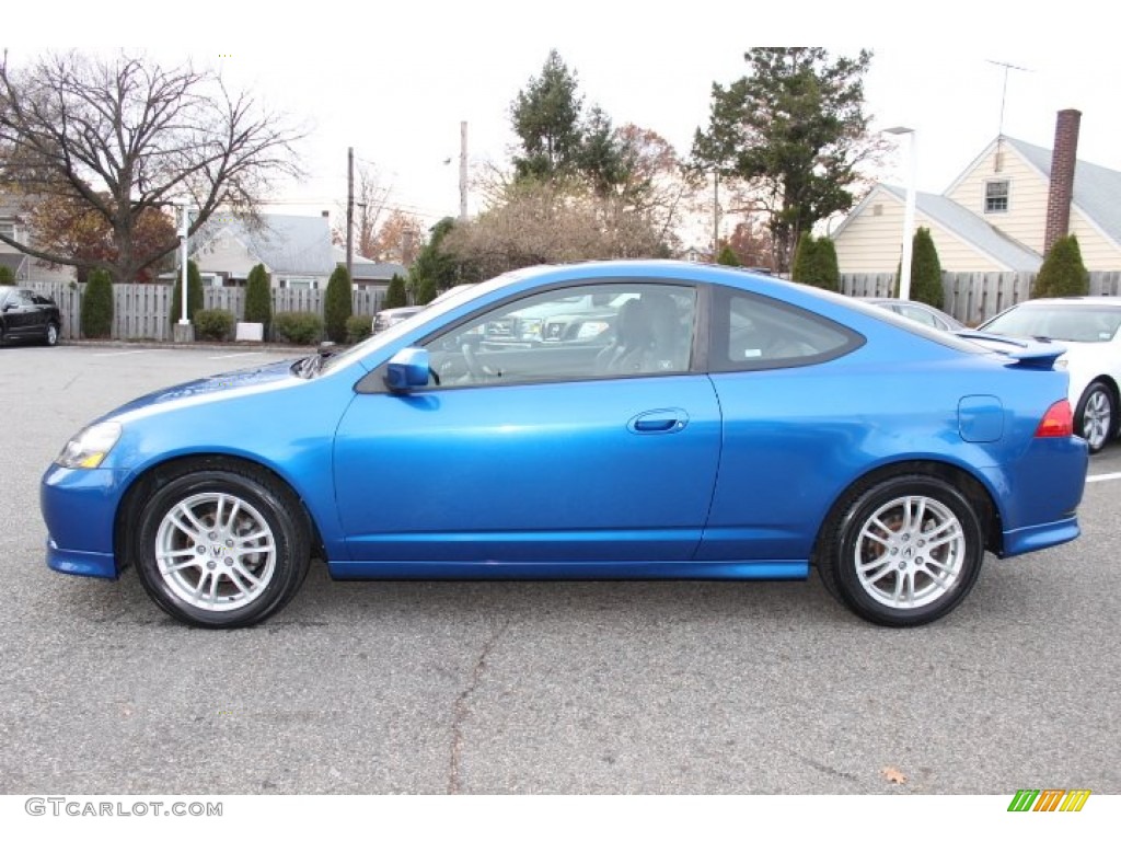 2006 RSX Sports Coupe - Vivid Blue Pearl / Ebony photo #6