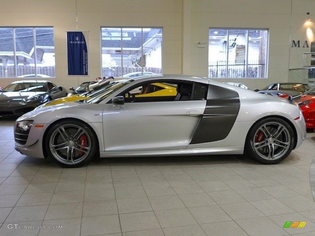 Ice Silver Metallic 2012 Audi R8 GT Exterior Photo #73777145