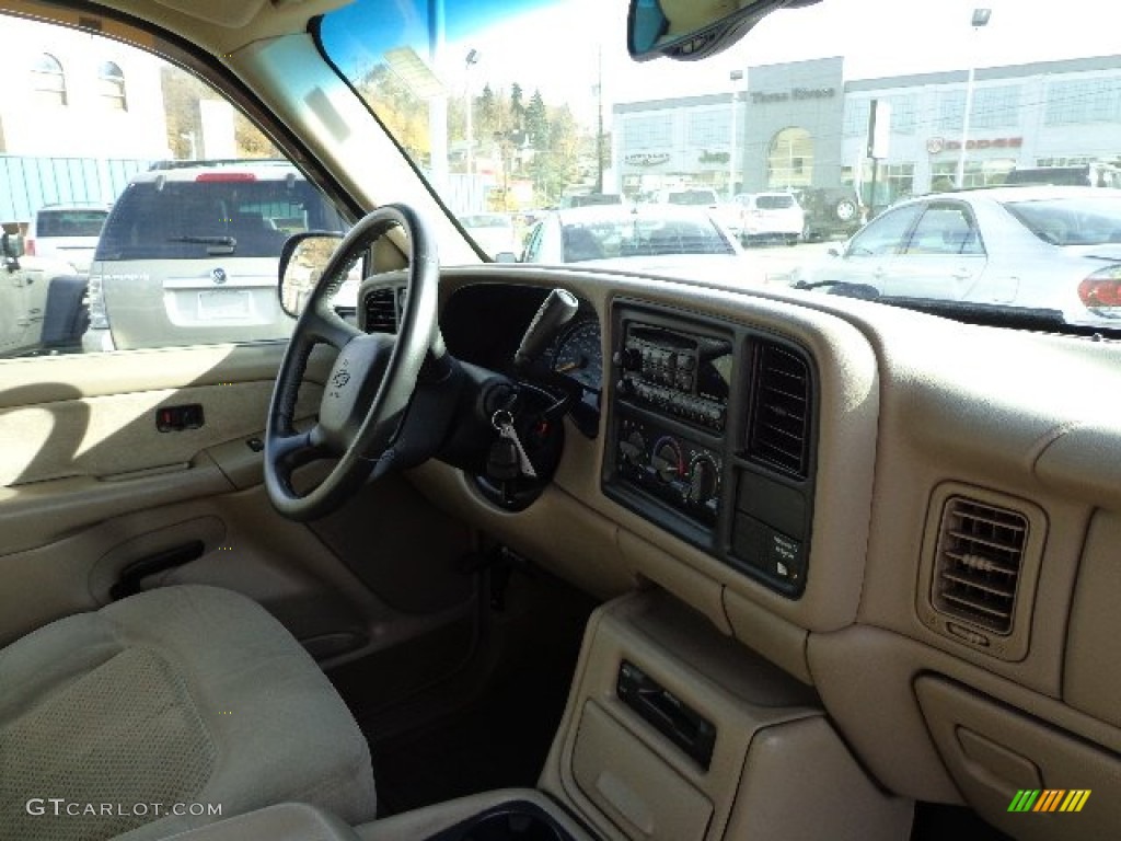 2001 Silverado 1500 LS Extended Cab 4x4 - Dark Carmine Red Metallic / Tan photo #13