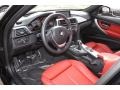 Coral Red/Black Prime Interior Photo for 2012 BMW 3 Series #73778030