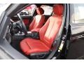 Coral Red/Black Front Seat Photo for 2012 BMW 3 Series #73778063