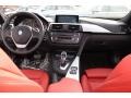 Coral Red/Black 2012 BMW 3 Series 328i Sedan Dashboard