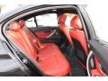 Coral Red/Black Rear Seat Photo for 2012 BMW 3 Series #73778246