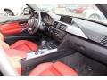 Coral Red/Black Dashboard Photo for 2012 BMW 3 Series #73778273