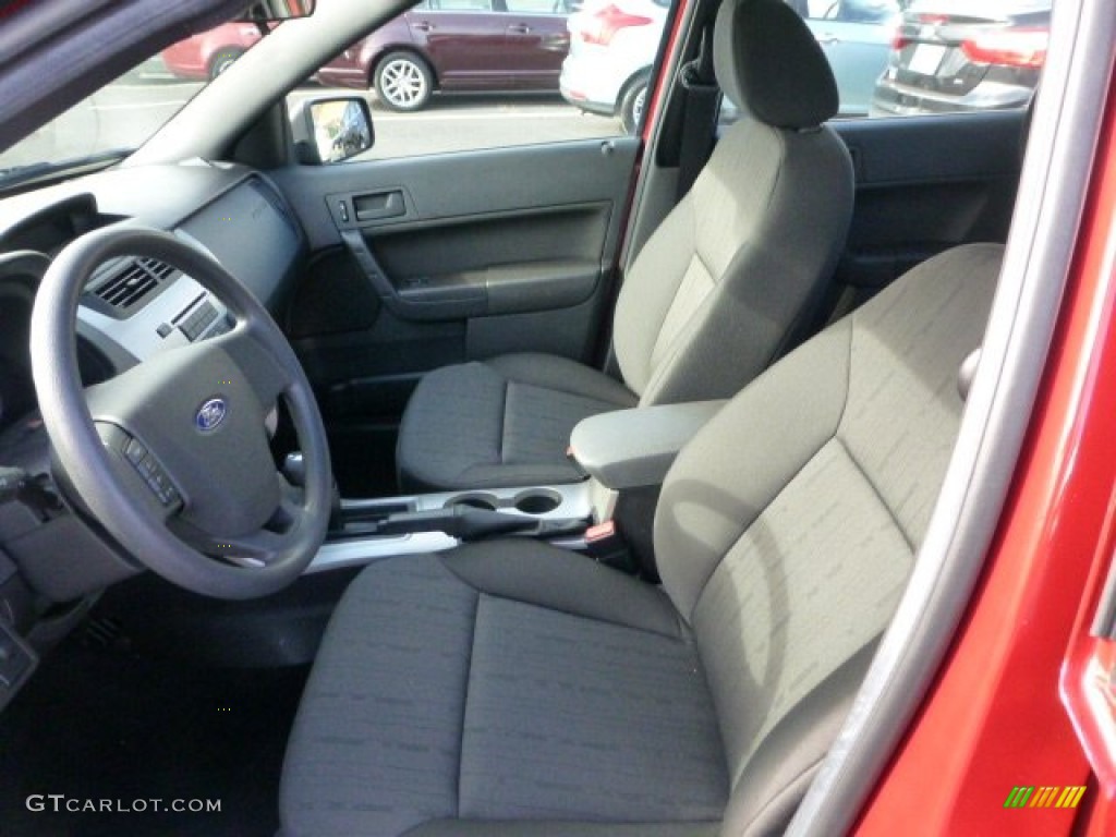 Charcoal Black Interior 2010 Ford Focus SE Sedan Photo #73778332