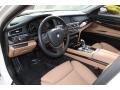 Saddle/Black 2012 BMW 7 Series 750Li Sedan Interior Color