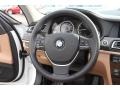 Saddle/Black Steering Wheel Photo for 2012 BMW 7 Series #73778634