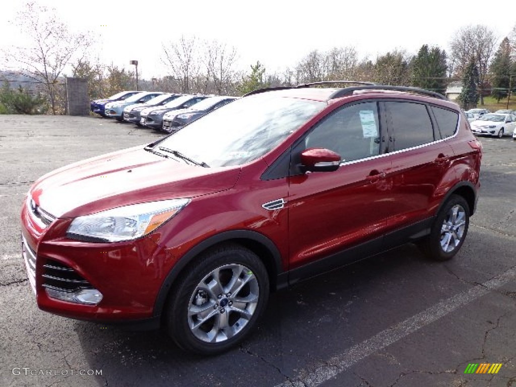 2013 Escape SEL 1.6L EcoBoost 4WD - Ruby Red Metallic / Charcoal Black photo #5