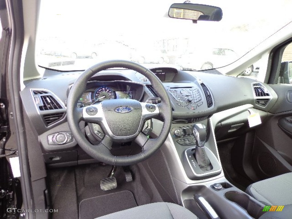 2013 Ford C-Max Hybrid SE Charcoal Black Dashboard Photo #73779950