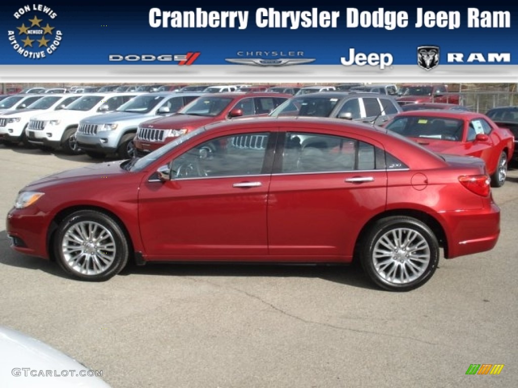 Deep Cherry Red Crystal Pearl Chrysler 200