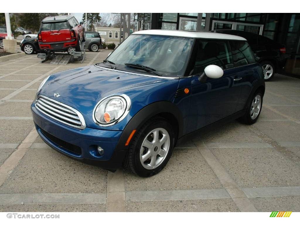 2007 Cooper Hardtop - Lightning Blue Metallic / Grey/Carbon Black photo #4