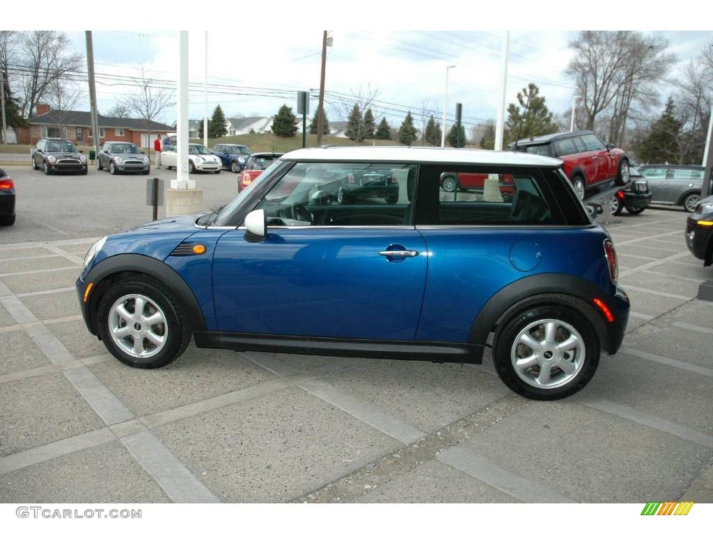 2007 Cooper Hardtop - Lightning Blue Metallic / Grey/Carbon Black photo #5