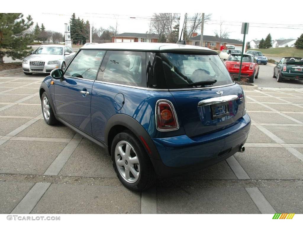 2007 Cooper Hardtop - Lightning Blue Metallic / Grey/Carbon Black photo #6