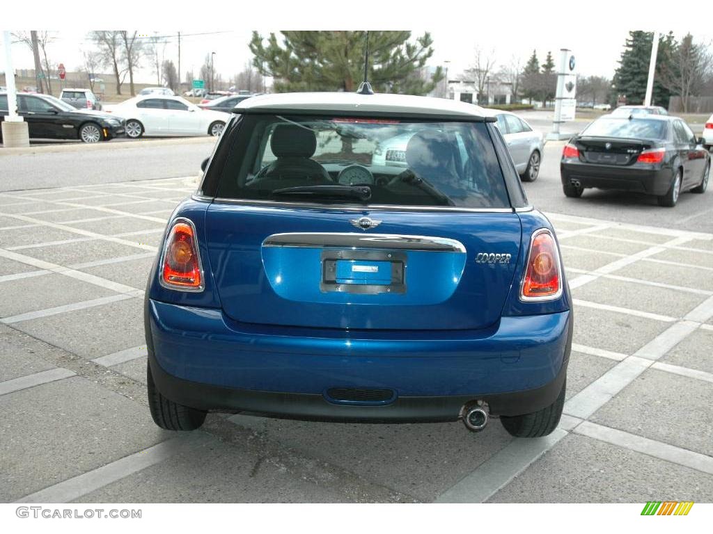 2007 Cooper Hardtop - Lightning Blue Metallic / Grey/Carbon Black photo #7