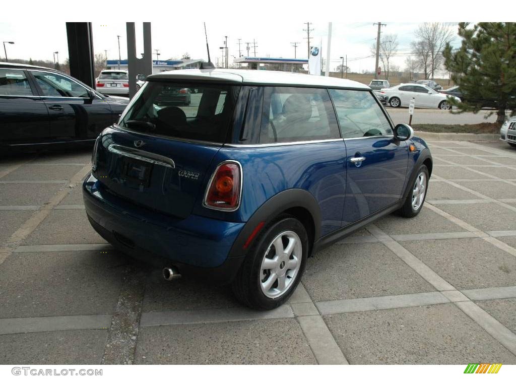 2007 Cooper Hardtop - Lightning Blue Metallic / Grey/Carbon Black photo #8