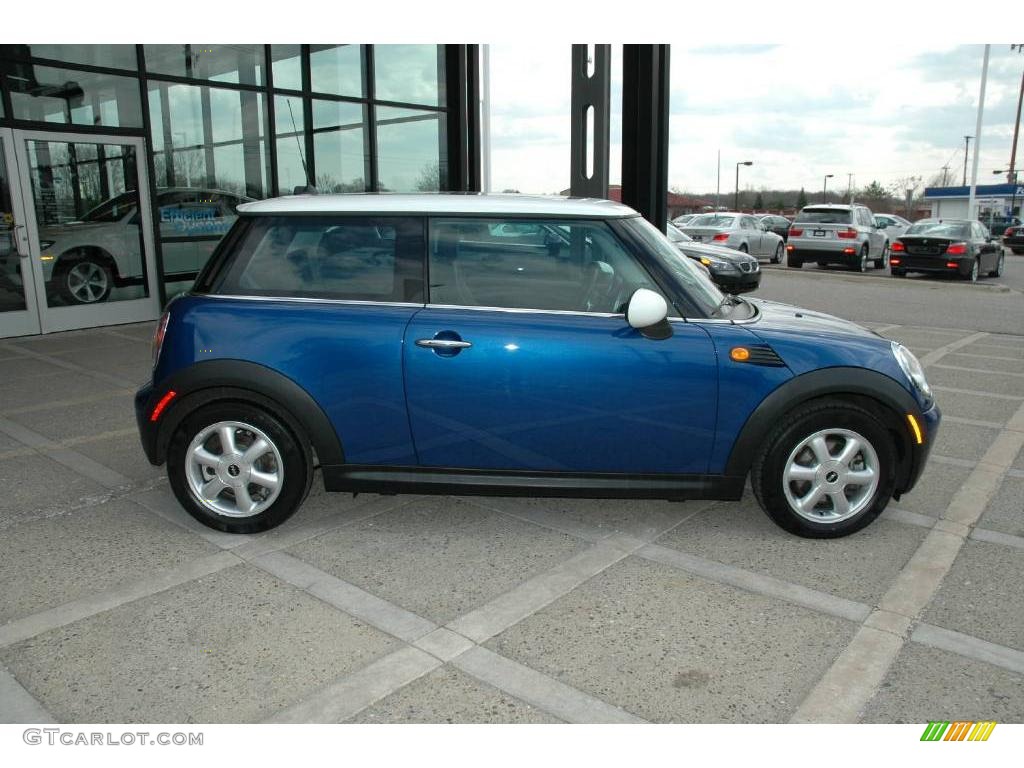 2007 Cooper Hardtop - Lightning Blue Metallic / Grey/Carbon Black photo #9