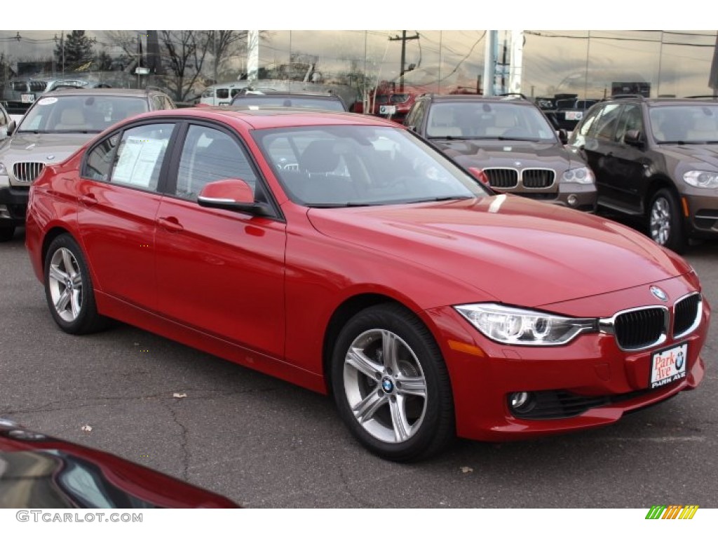 2012 3 Series 328i Sedan - Melbourne Red Metallic / Black photo #3