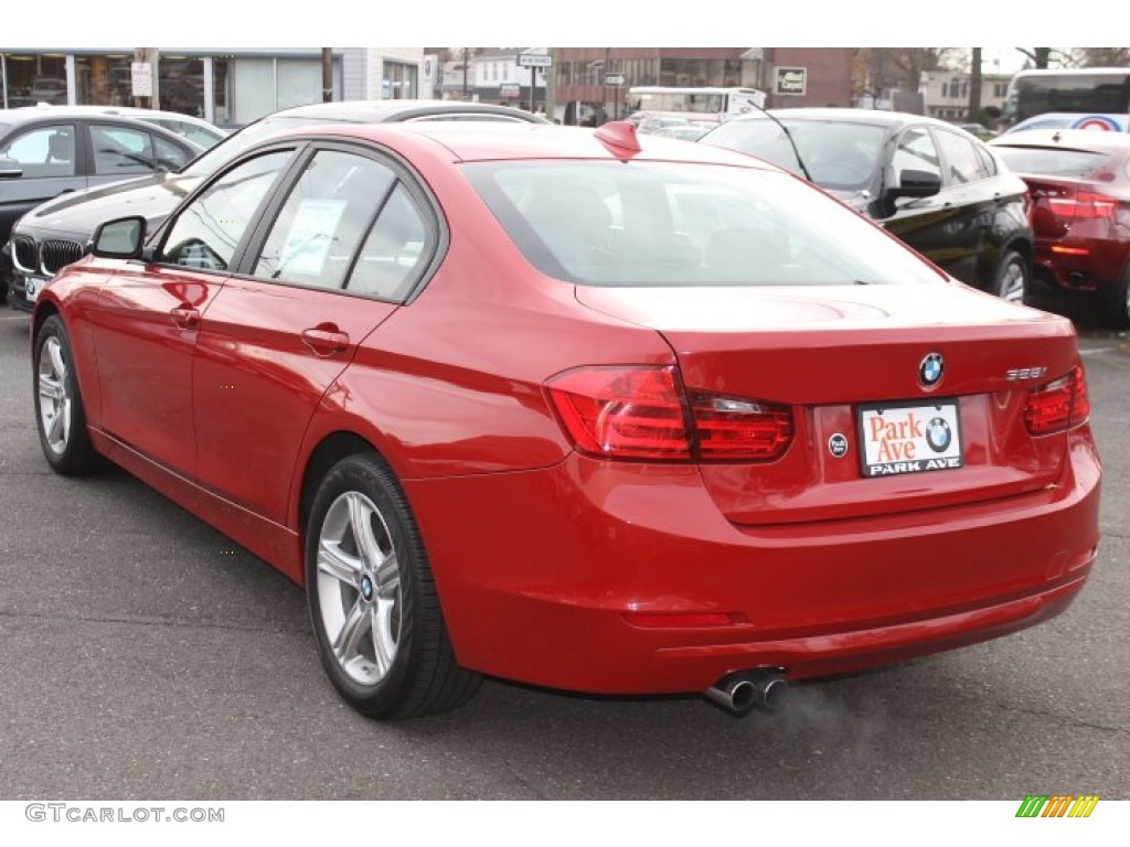 2012 3 Series 328i Sedan - Melbourne Red Metallic / Black photo #7
