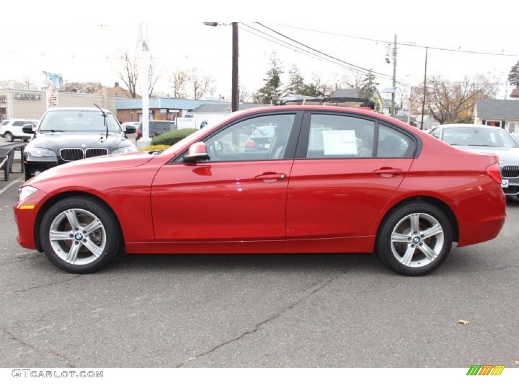 2012 3 Series 328i Sedan - Melbourne Red Metallic / Black photo #8