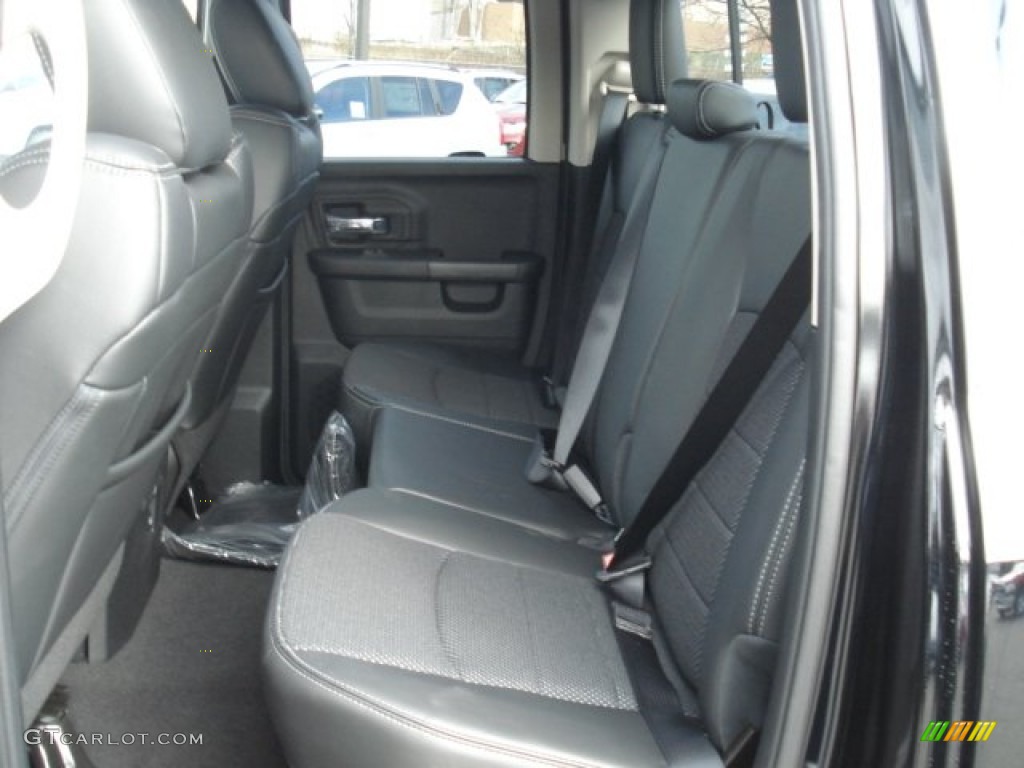 2013 Ram 1500 Sport Quad Cab 4x4 Rear Seat Photo #73782443