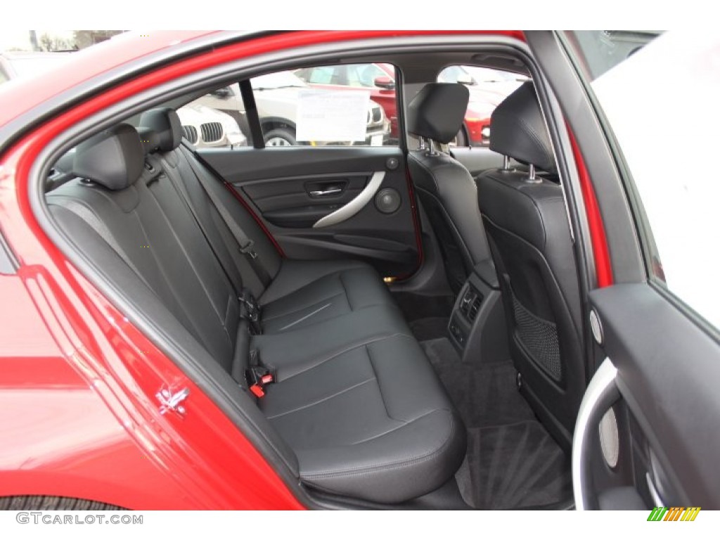 Black Interior 2012 BMW 3 Series 328i Sedan Photo #73782560