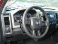 Dark Slate Gray/Medium Graystone 2012 Dodge Ram 1500 ST Quad Cab 4x4 Steering Wheel