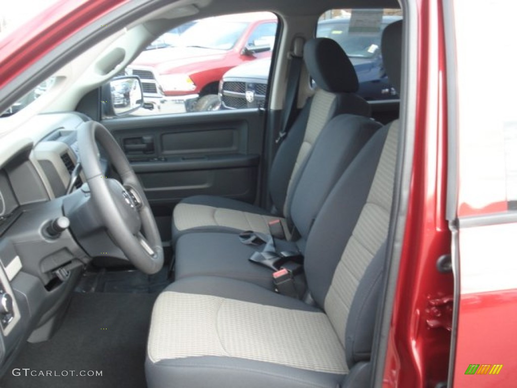 2012 Dodge Ram 1500 ST Quad Cab 4x4 Front Seat Photo #73782686