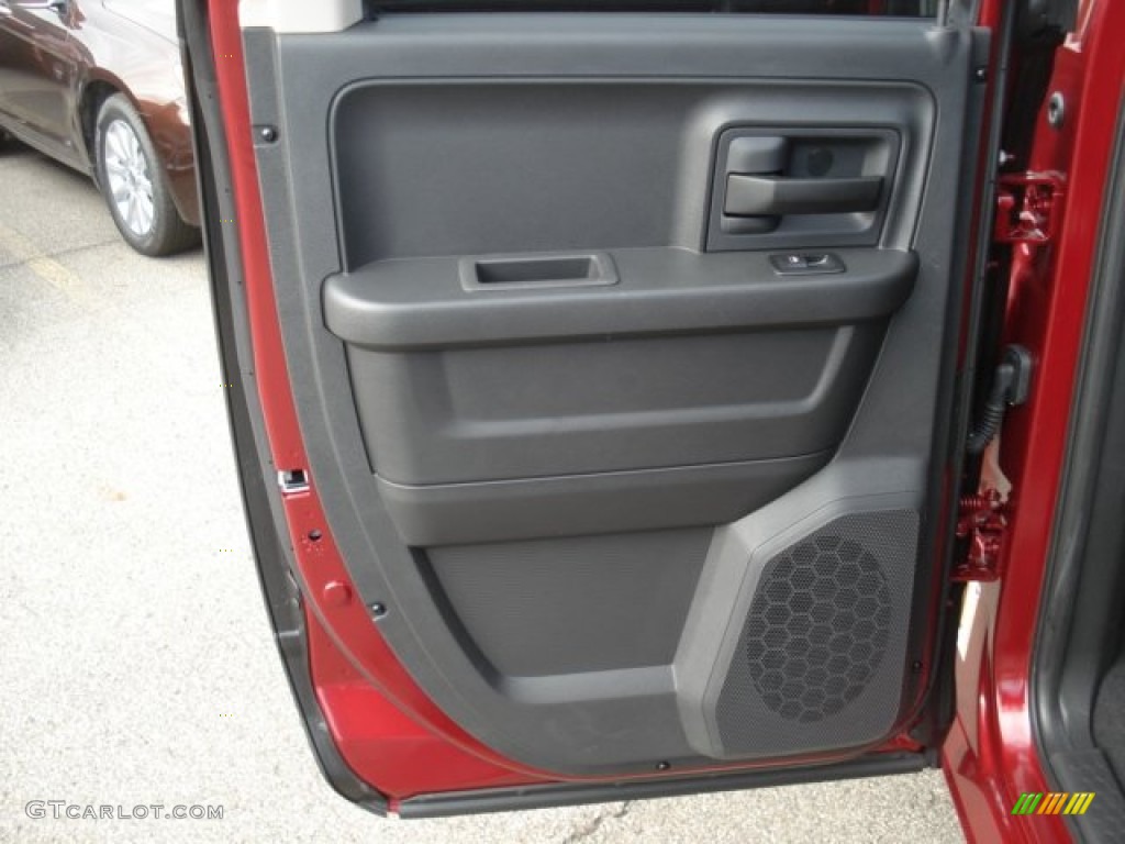 2012 Ram 1500 ST Quad Cab 4x4 - Deep Cherry Red Crystal Pearl / Dark Slate Gray/Medium Graystone photo #14