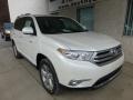 2013 Blizzard White Pearl Toyota Highlander Limited 4WD  photo #7