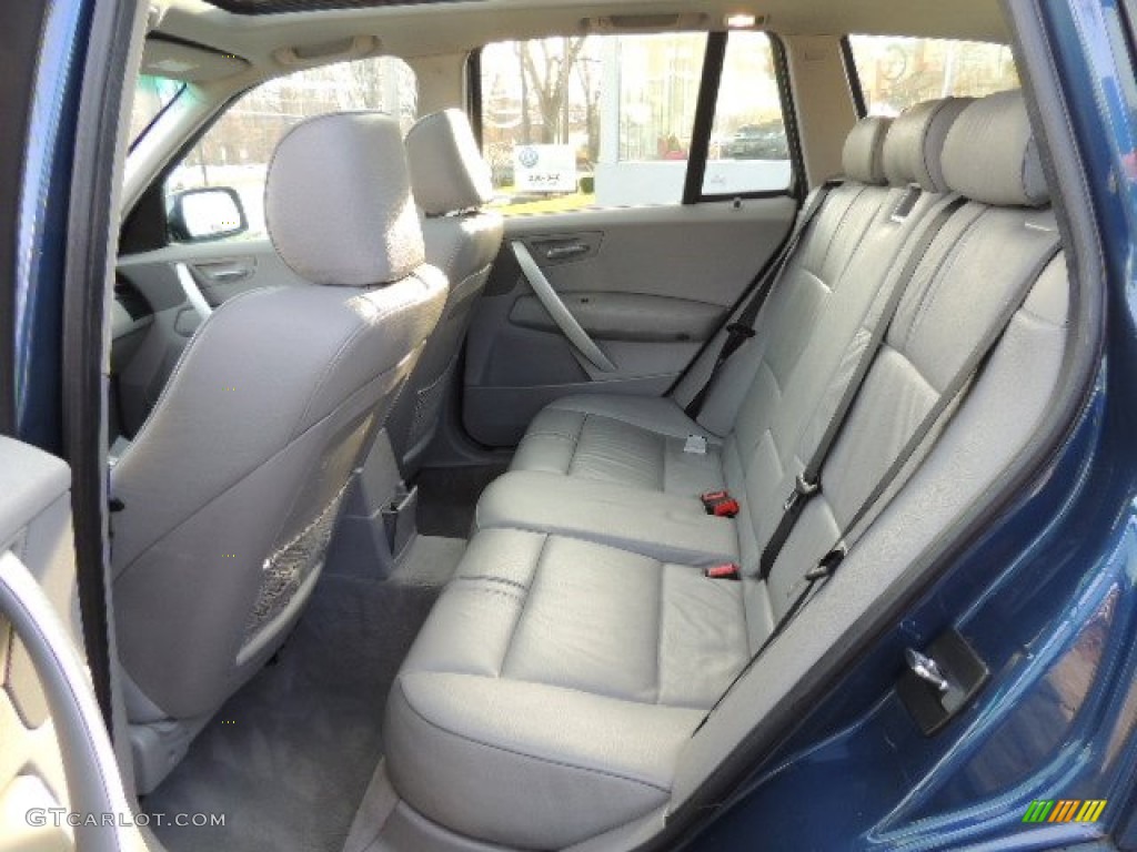 Grey Interior 2006 BMW X3 3.0i Photo #73784033