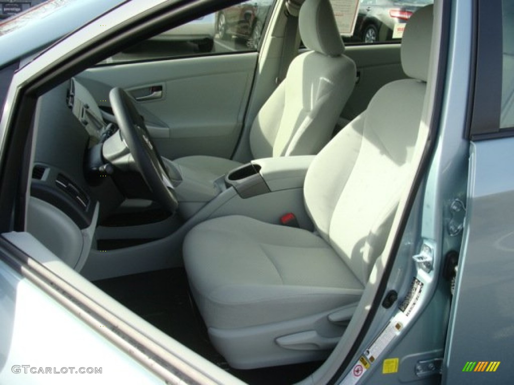2012 Prius 3rd Gen Two Hybrid - Sea Glass Pearl / Bisque photo #8
