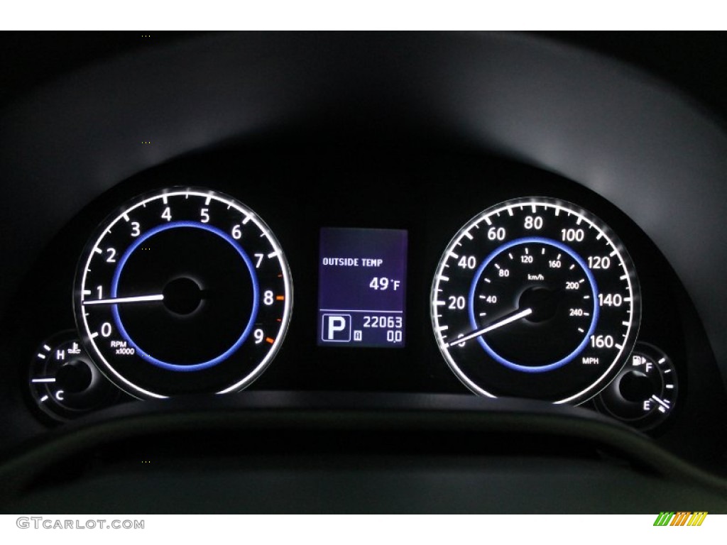 2010 Infiniti G 37 Convertible Gauges Photo #73784527