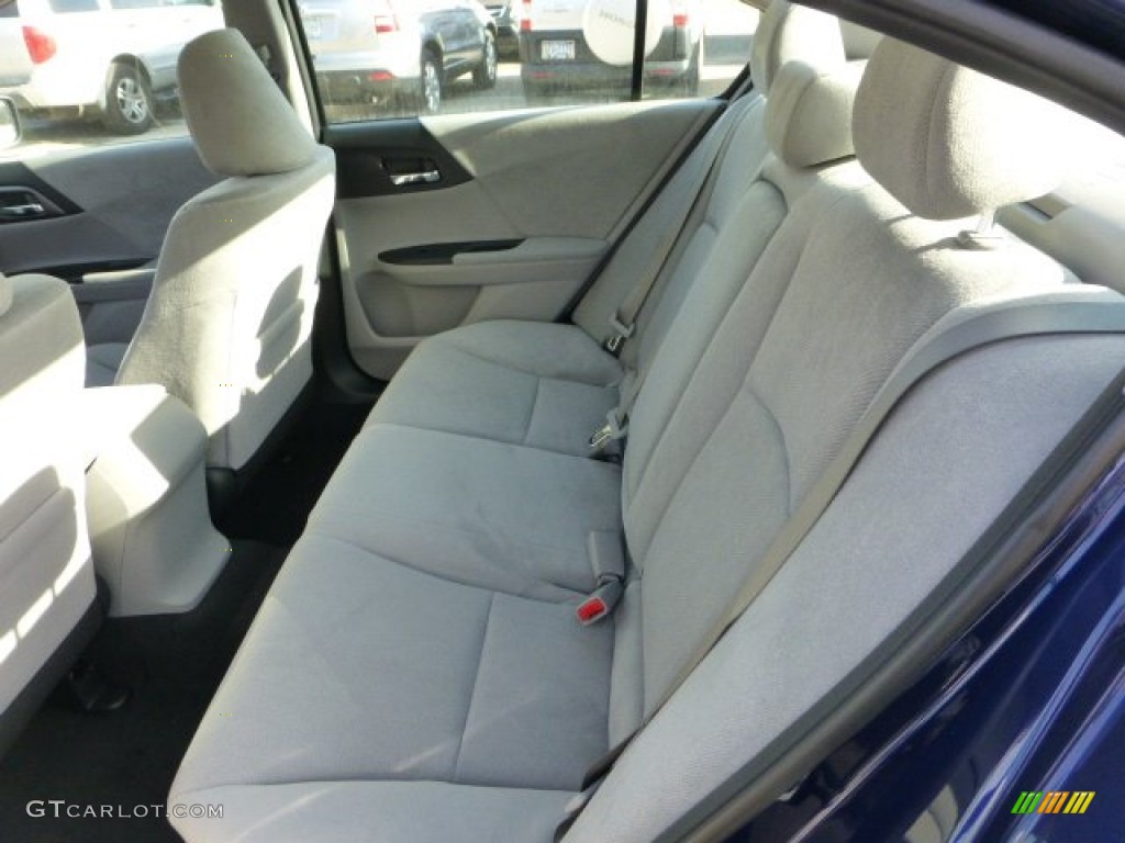 2013 Accord LX Sedan - Obsidian Blue Pearl / Gray photo #11