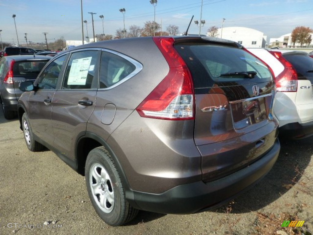 2013 CR-V LX AWD - Urban Titanium Metallic / Black photo #2